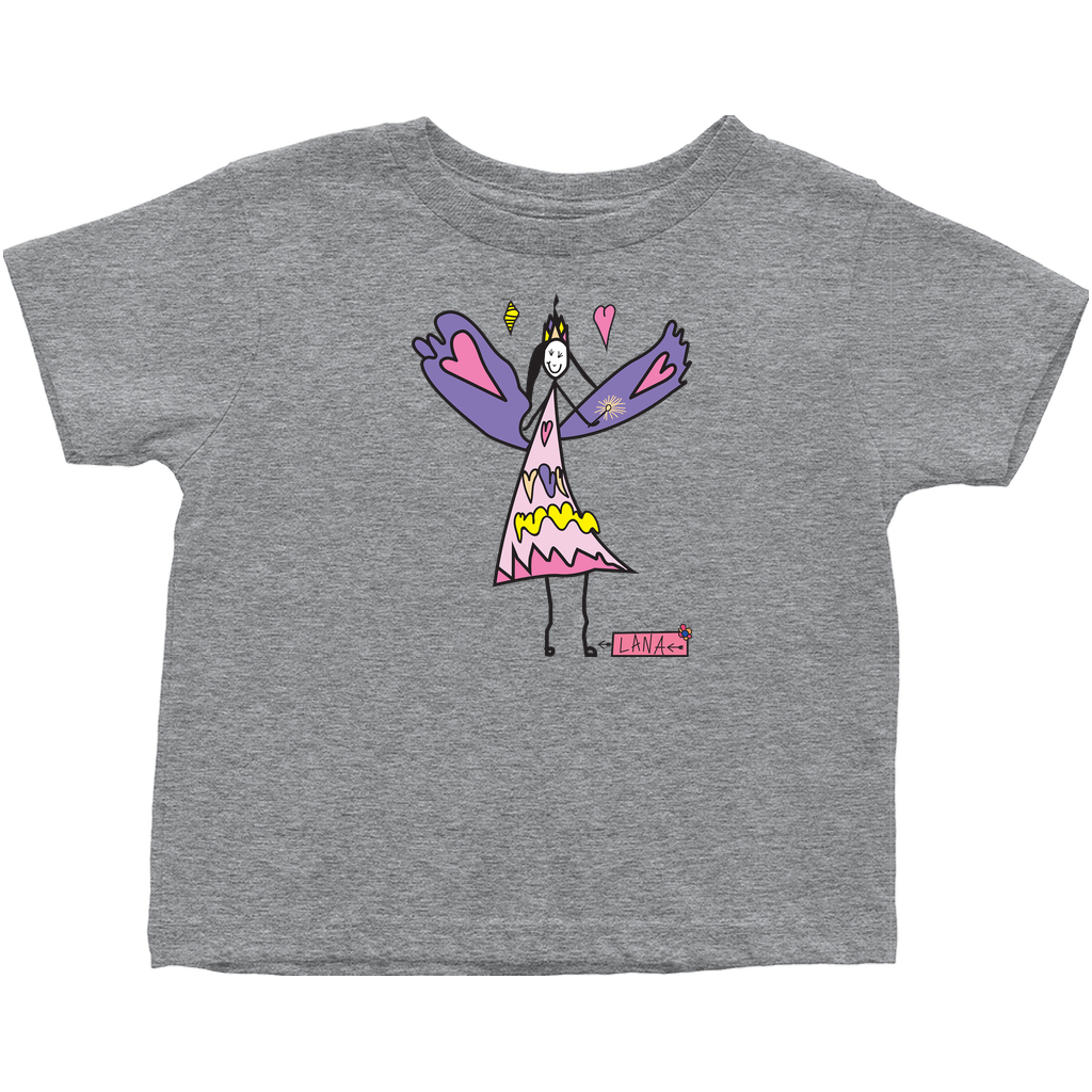 Toddler T-Shirts Cotton Fairy Heather