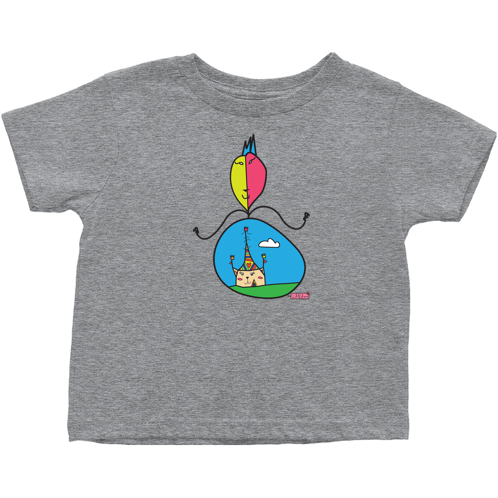 Toddler T-Shirts Cotton CircusCat Heather