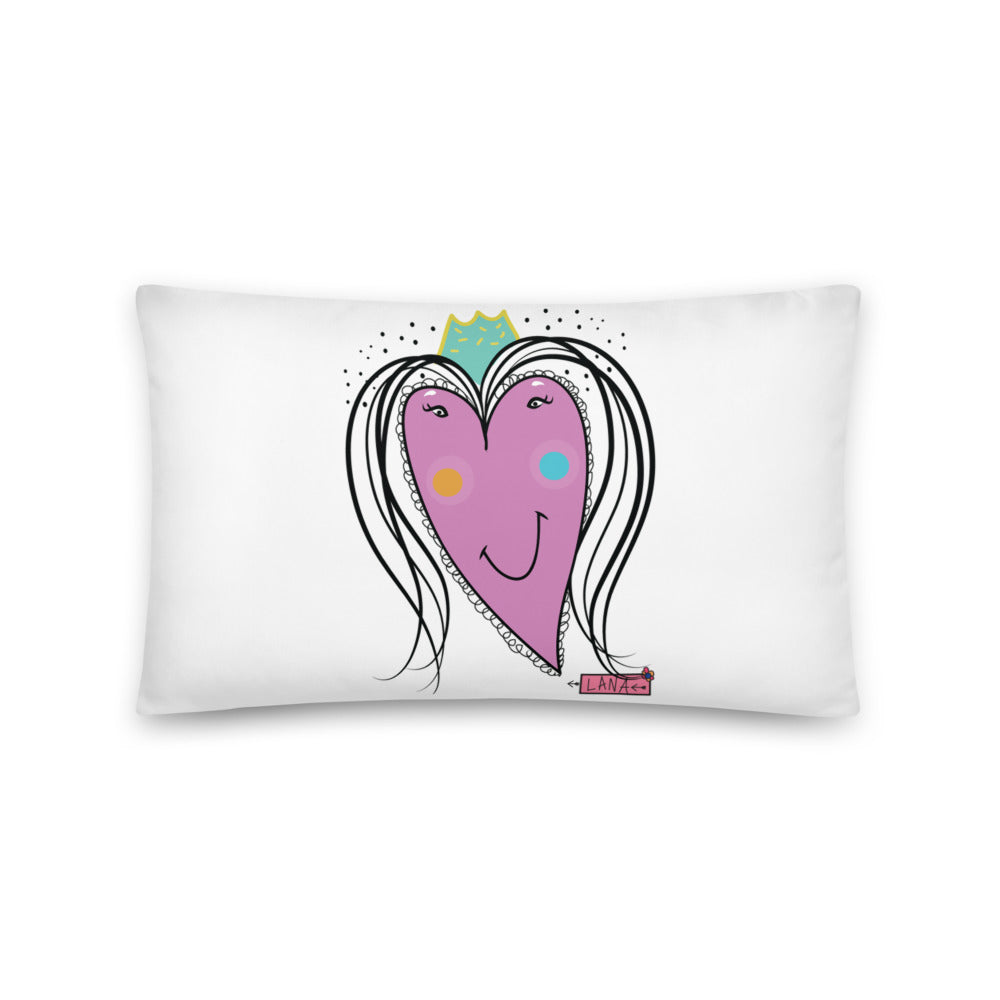 Basic Pillow Queen Heart
