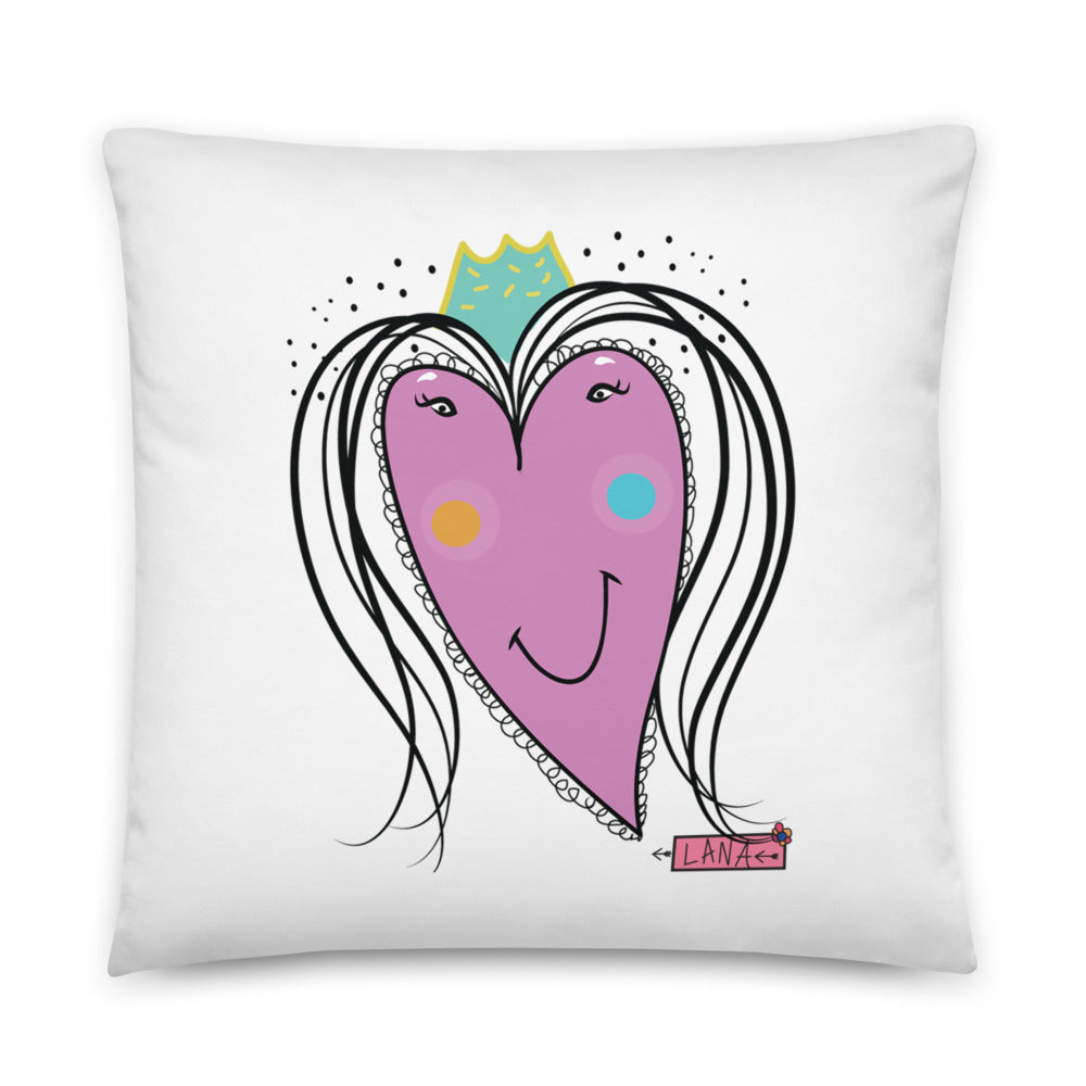 Basic Pillow Queen Heart