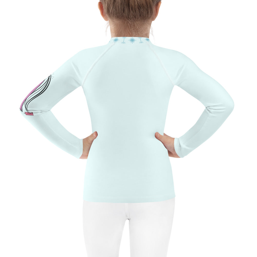 Kids Rash Guard Heart Light