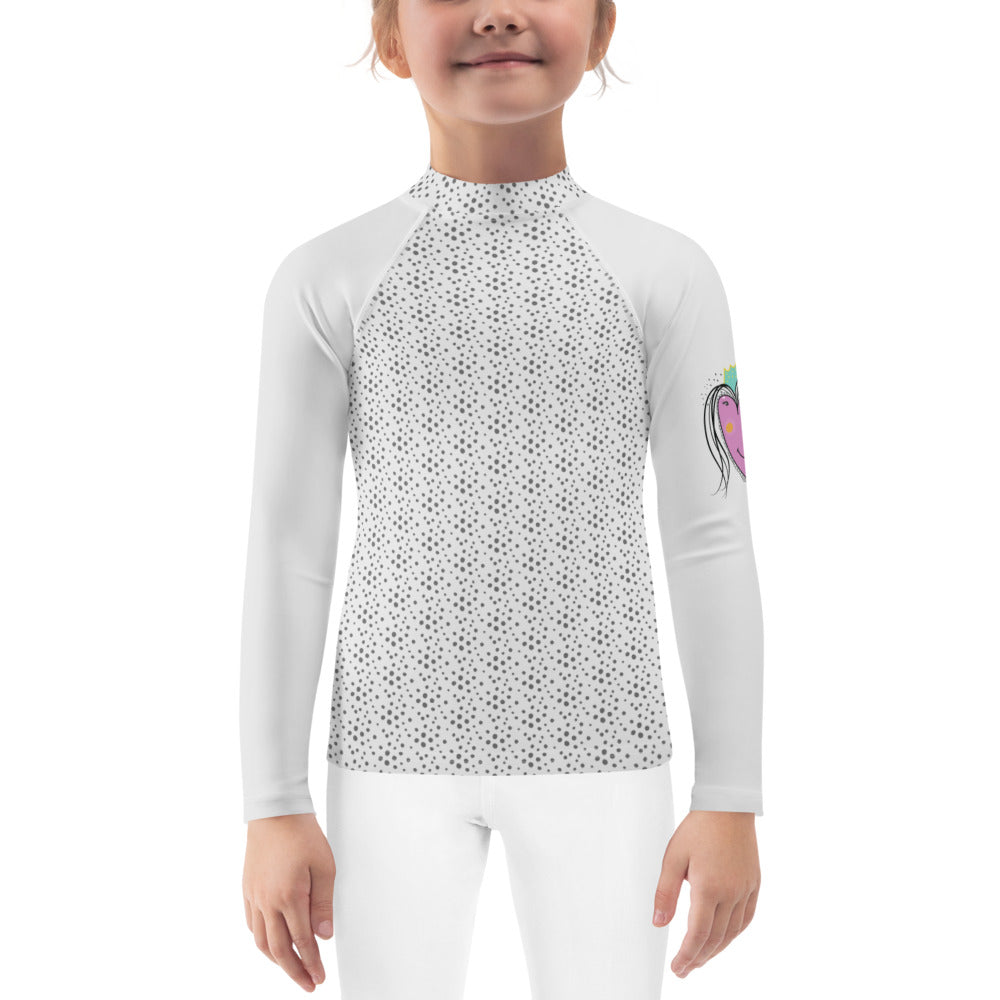 Kids Rash Guard Heart