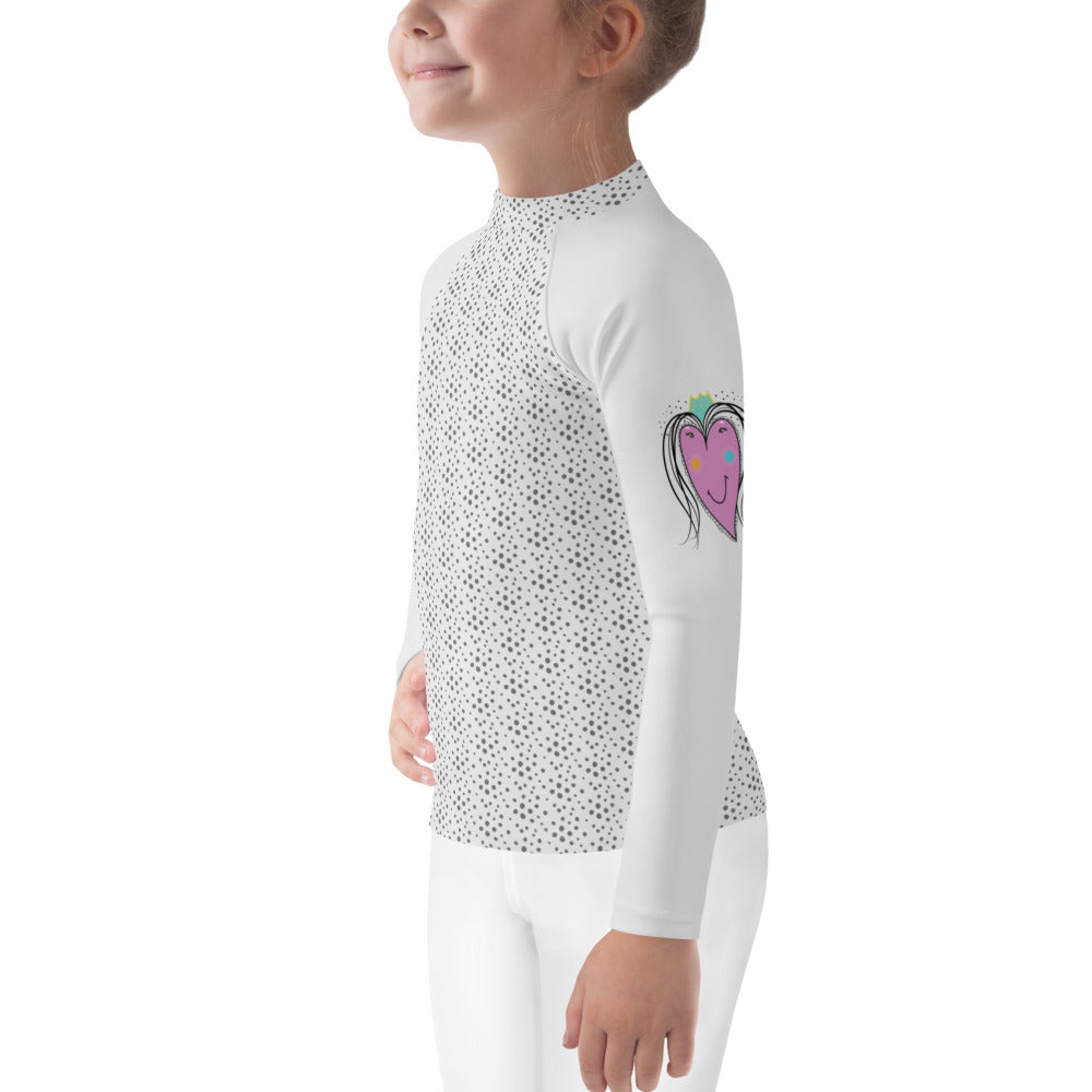 Kids Rash Guard Heart