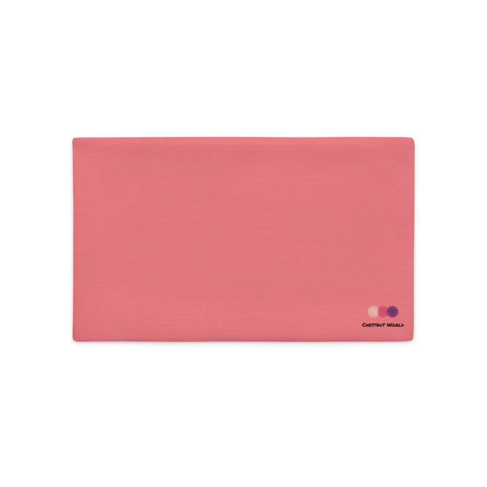 Premium Pillow Case Heart 20x12 Back
