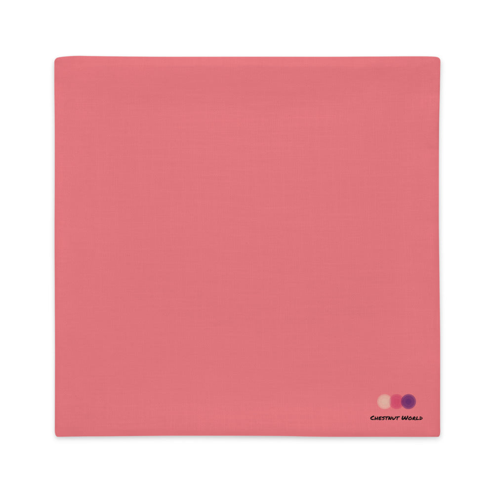 Premium Pillow Case Heart 22x22 Back