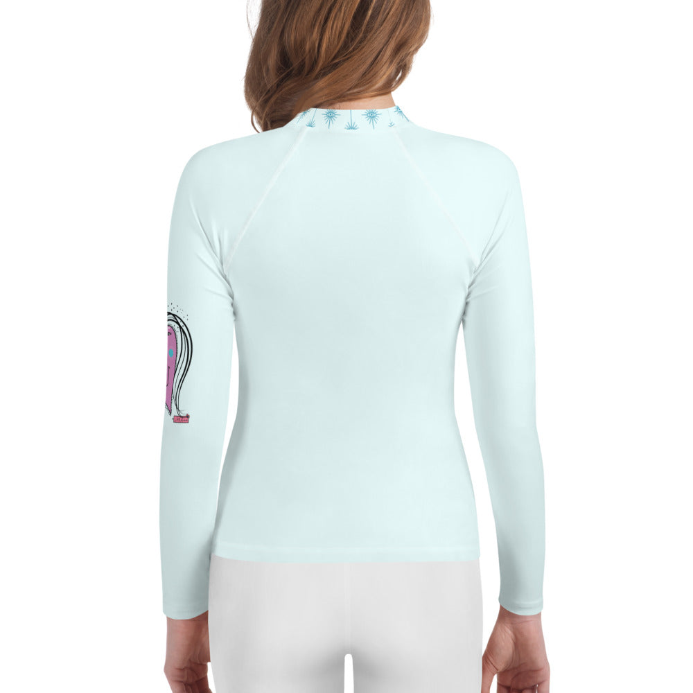 Youth Rash Guard Heart Light