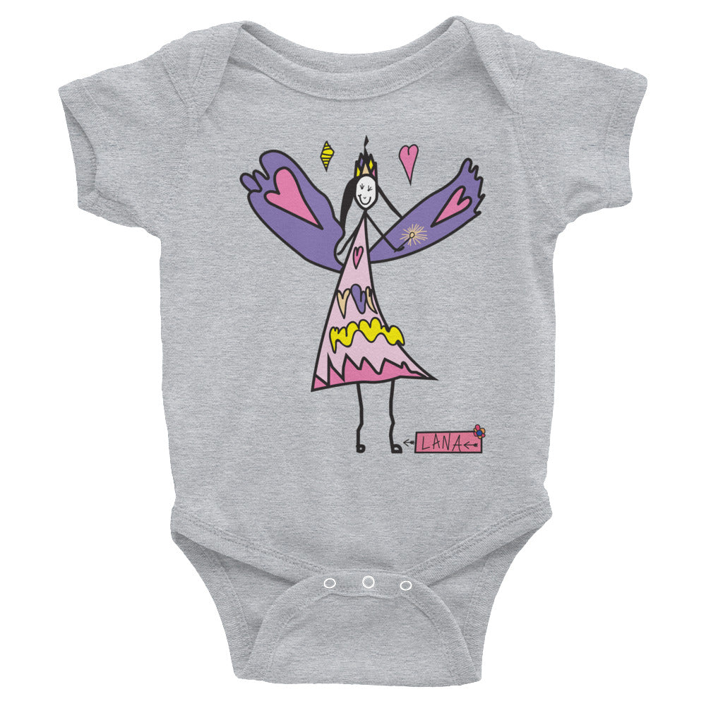 Infant Short Sleeve Bodysuit Fairy