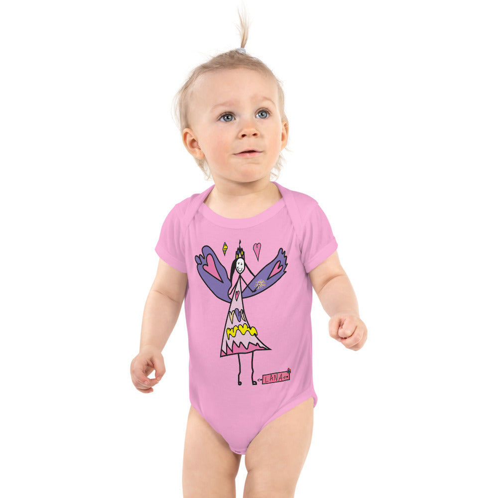 Infant Short Sleeve Bodysuit Fairy