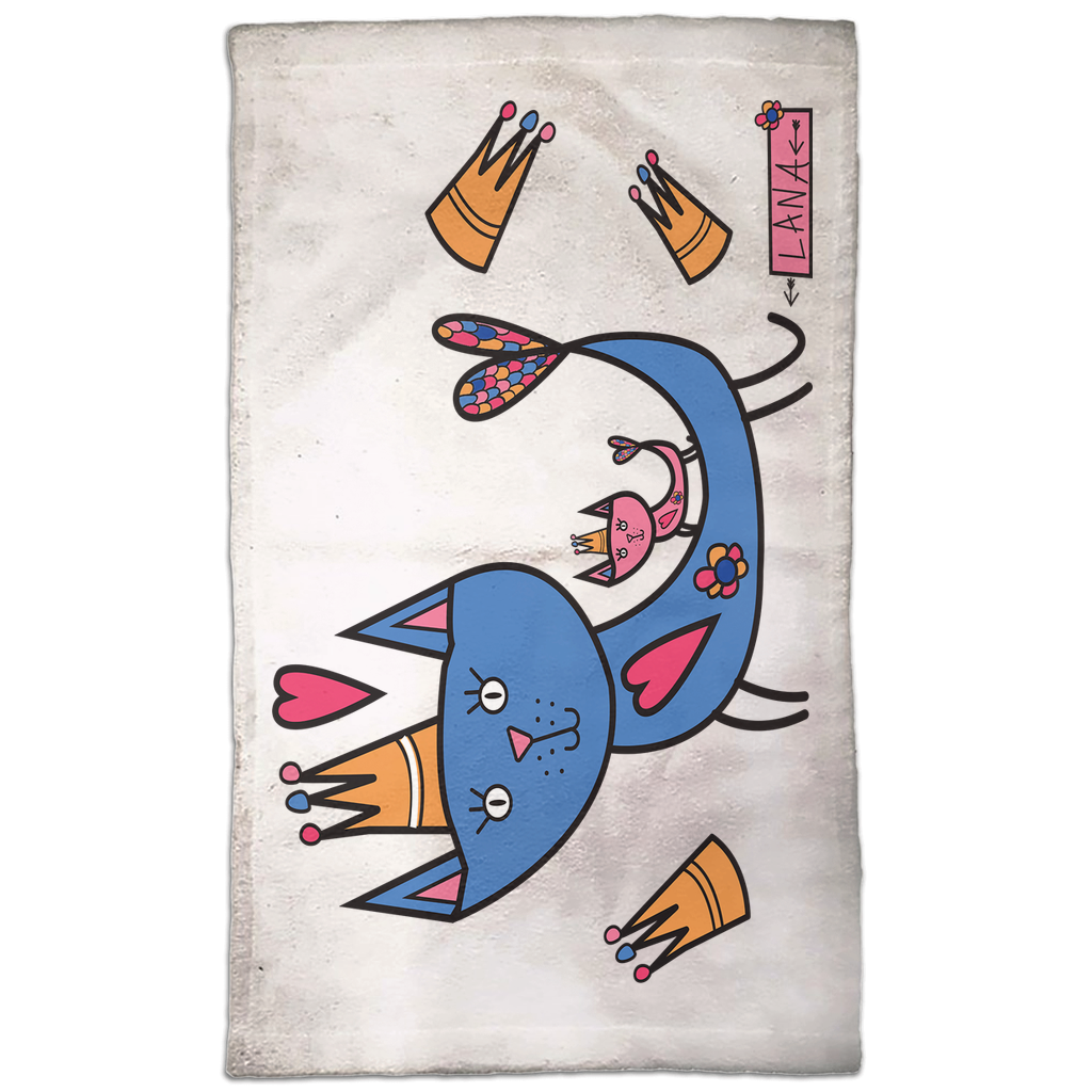 Hand Towels Royal Cat Big 15x25