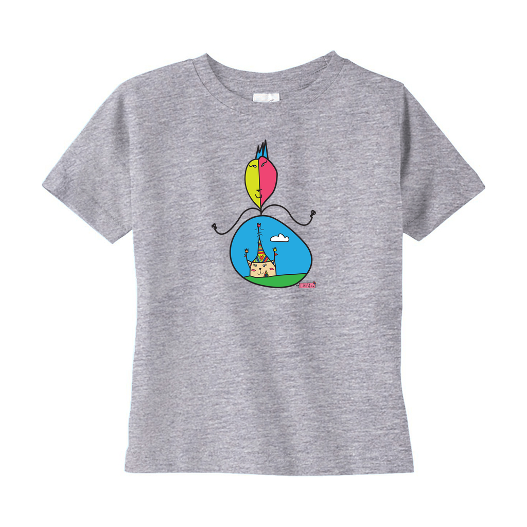 Toddler T-Shirts Circus Cat Heather