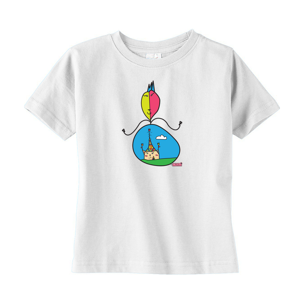 Toddler T-Shirts Circus Cat White