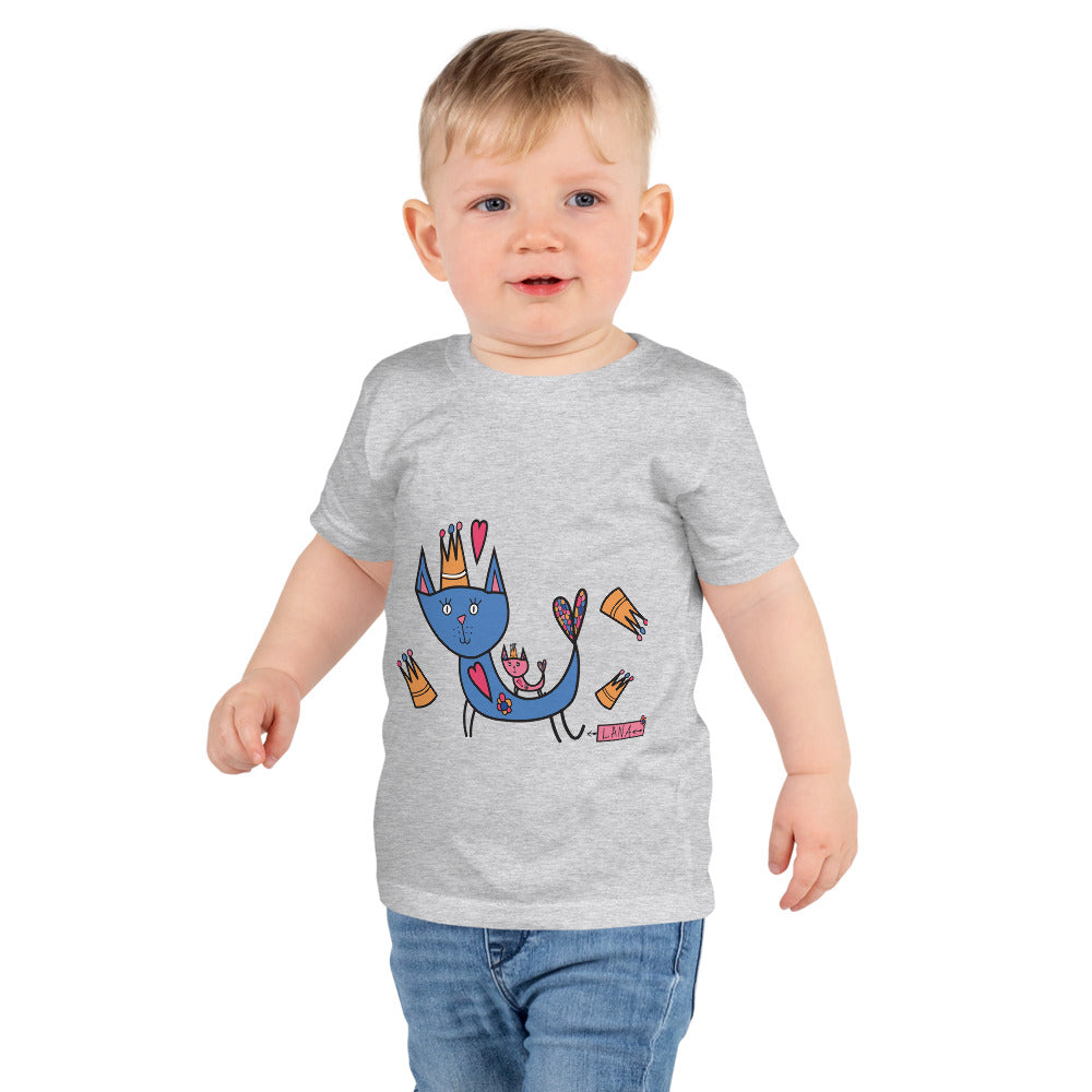 Kids T-Shirt Short Sleeve Cat