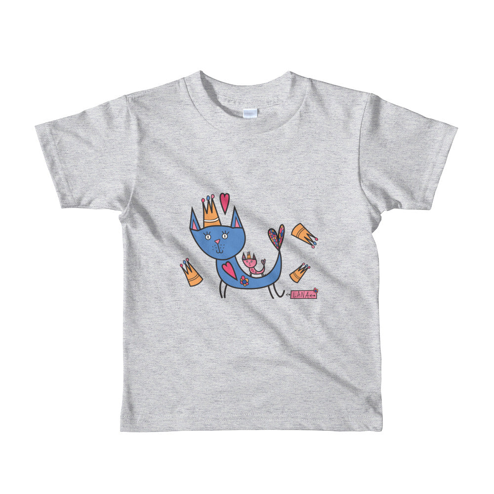 Kids T-Shirt Short Sleeve Cat