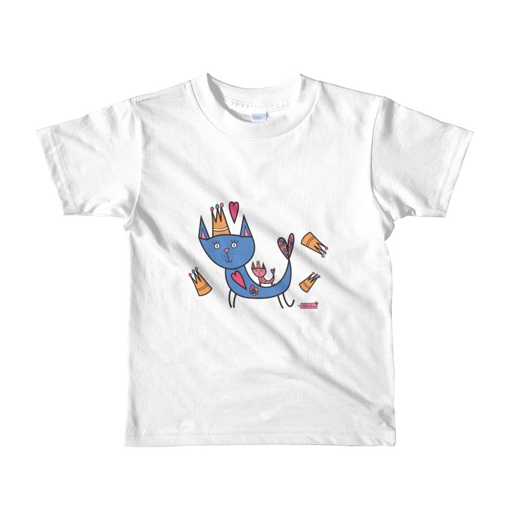 Kids T-Shirt Short Sleeve Cat