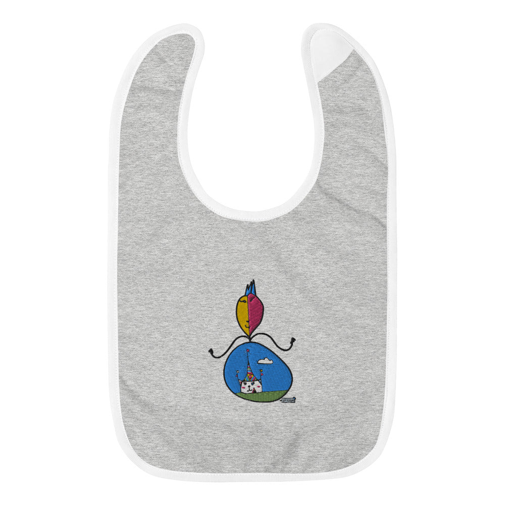 Embroidered Baby Bib Circus