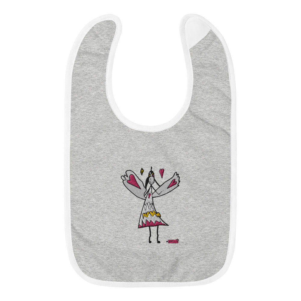 Embroidered Baby Bib Fairy