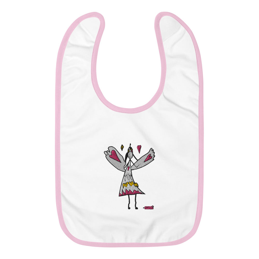 Embroidered Baby Bib Fairy