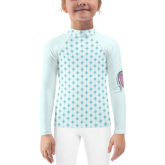 Kids Rash Guard Heart Light