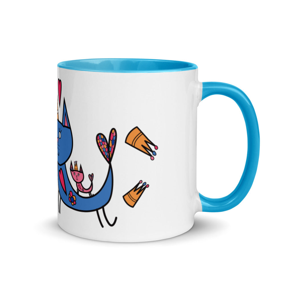 Love You Mom - Mug with Color Inside