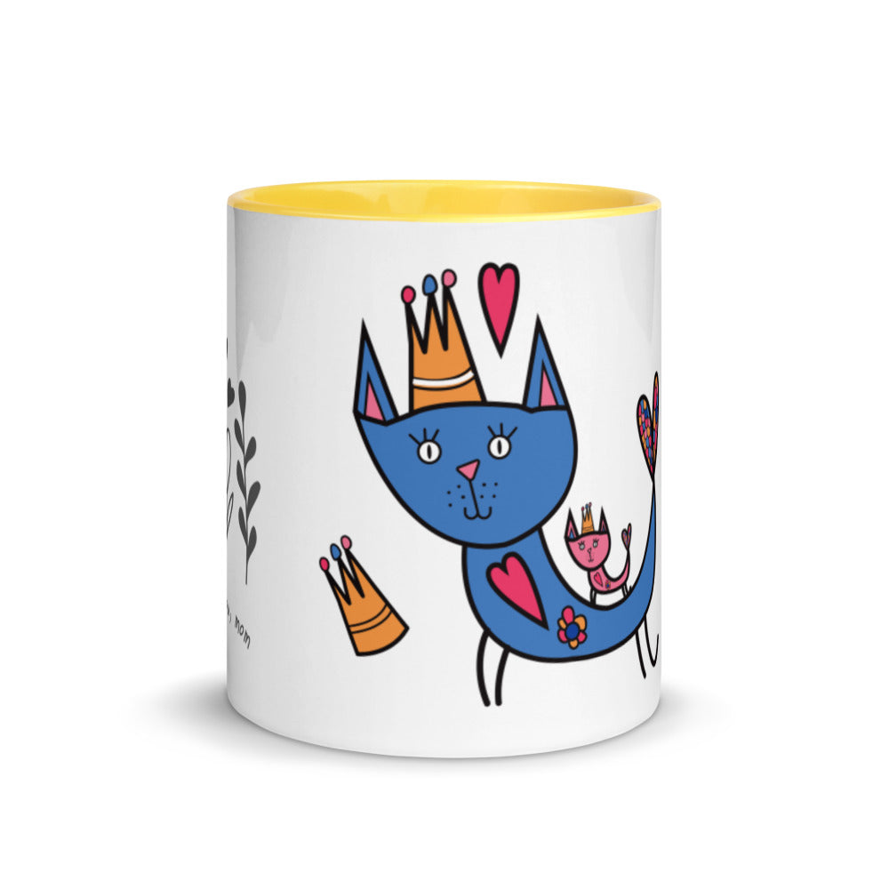 Love You Mom - Mug with Color Inside