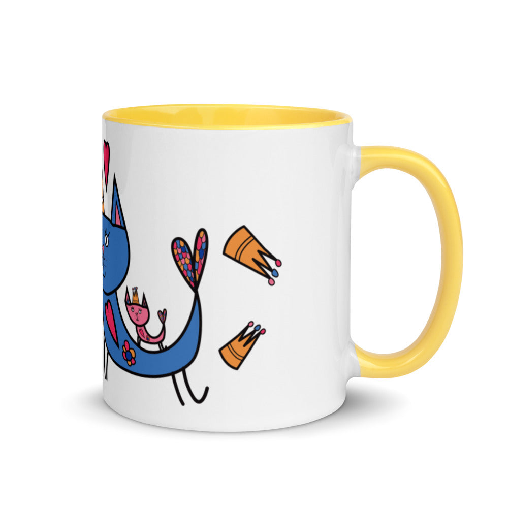 Love You Mom - Mug with Color Inside